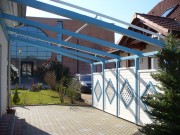 Sichtschutz mit Pergola