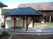 Walmdachcarport